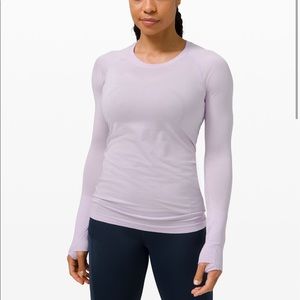 Lululemon Swiftly Tech Lavender Long Sleeve